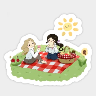 MonChevy - Picnic on Spring Sticker